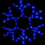 Νιφάδα LED Μπλε 3Μ 46x40cm Noëled 840103