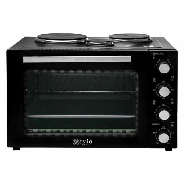 Estia Compact Cooker 06-17262 Ηλεκτρικό Φουρνάκι 48lt με 3 Εστίες και Αέρα