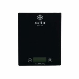 Estia Black 01-8826 Ψηφιακή Ζυγαριά Κουζίνας 1gr/5kg Μαύρη