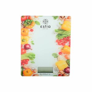 Estia Veggies 01-13301 Ψηφιακή Ζυγαριά Κουζίνας 1gr/5kg Πολύχρωμη