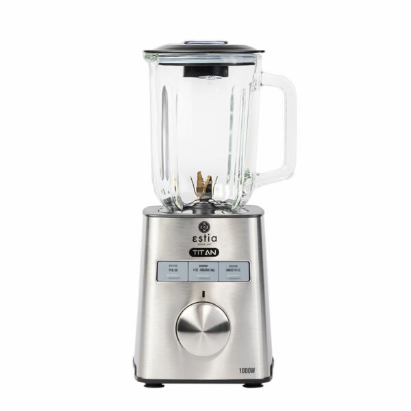 Estia Titan 06-11833 Μπλέντερ για Smoothies με Γυάλινη Κανάτα 1.5lt 1000W Inox