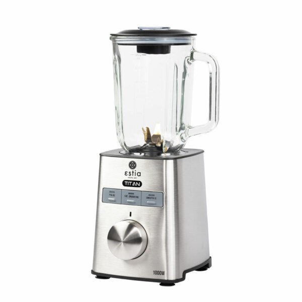 Estia Titan 06-11833 Μπλέντερ για Smoothies με Γυάλινη Κανάτα 1.5lt 1000W Inox - Image 4