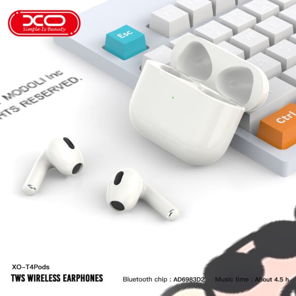 XO T4Pods Ακουστικά Bluetooth (4ης Γενιάς) - Image 5