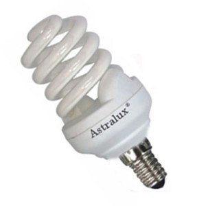 Λάμπα Οικονομίας Στριφτή Formula 20W Ε14 Ψυχρό Λευκό 6400Κ