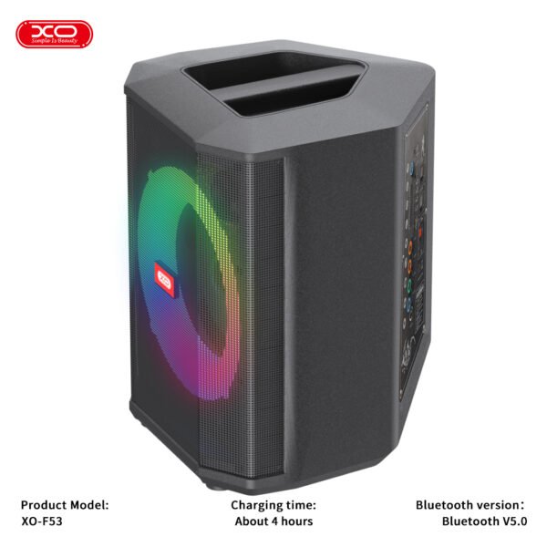 XO F53 Xingmu Ηχείο 8 ιντσών RGB Ηχείο Bluetooth 40W - Image 3
