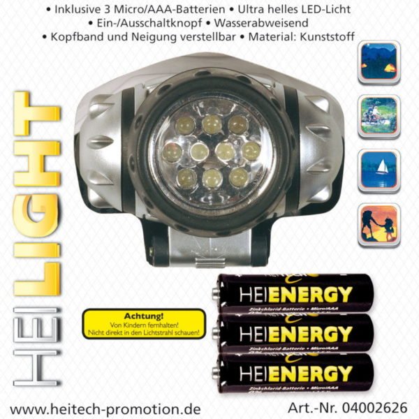 Heitech 04002626 Φακός κεφαλής LED - Image 7