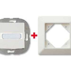 Μπουτόν Επιγραφής με Λυχνία 12V Plus