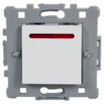 ΔΙΑΚΟΠΤΗΣ СХ.1 ΜΕ ΛΥΧΝΙΑ ΛΕΥΚΟΣ EL0606 SPLENDOR