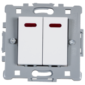 ΔΙΑΚΟΠΤΗΣ СХ.5 ΜΕ ΛΥΧΝΙΑ ΛΕΥΚΟΣ EL0612 SPLENDOR