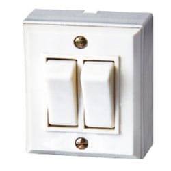 Διακόπτης Επίτοιχος Διπλός A/R Rif