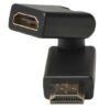 55197100-0051-Heitech 09004057 Αντάπτορας 360ο HDMI αρσενικό σε HDMI θηλυκό