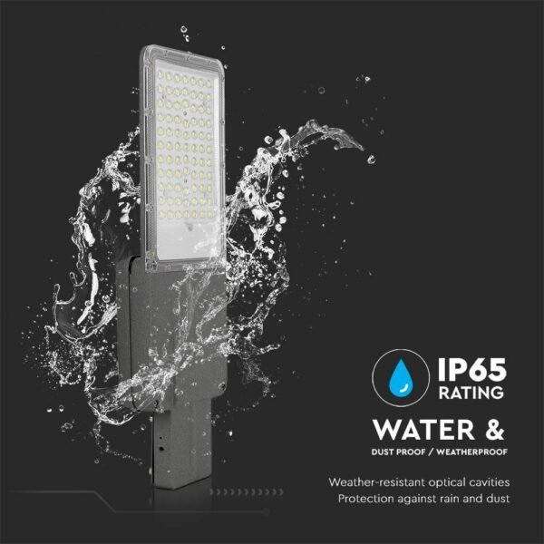 V-TAC 10228 Ηλιακό Φωτιστικό Δρόμου 70W 4000K με Γκρι Σώμα και Τηλεχειριστήριο - Image 8