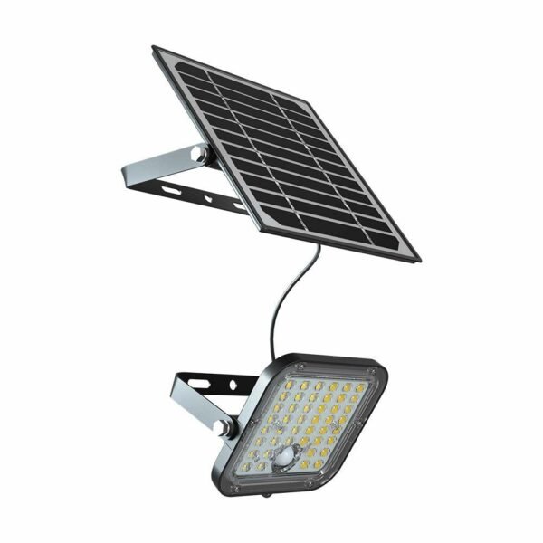 V-TAC 10313 Ηλιακός Προβολέας LED 10W Ψυχρό Λευκό 6400K με Μαύρο Σώμα και Αισθητήρα Κίνησης - Image 18