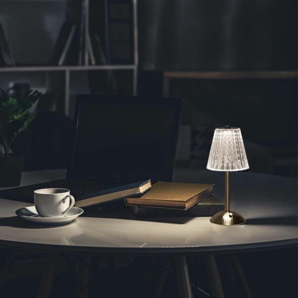 V-TAC 10327 Φωτιστικό Γραφείου LED 3W Επαναφορτιζόμενο 3 σε 1 CCT με Νickle Sand Σώμα Dimmable - Image 2