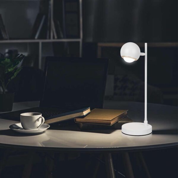 V-TAC 10346 Φωτιστικό Γραφείου LED 5W 3000K με Λευκό Σώμα - Image 2