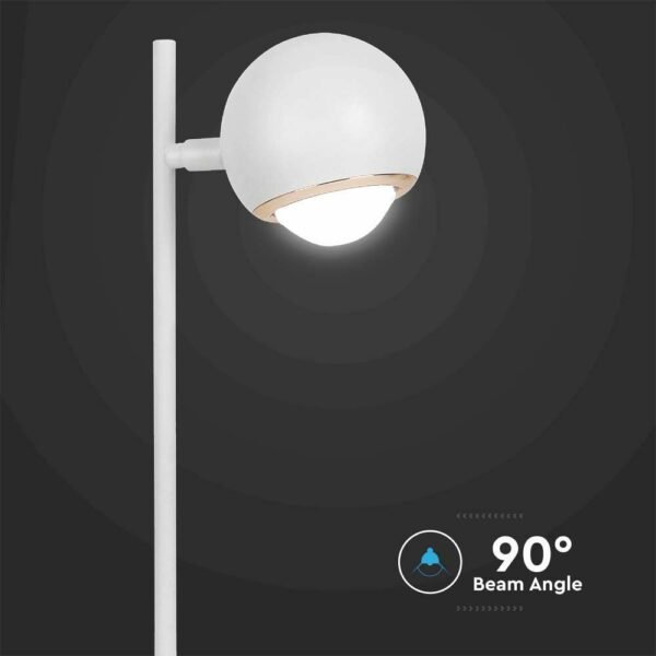 V-TAC 10346 Φωτιστικό Γραφείου LED 5W 3000K με Λευκό Σώμα - Image 7