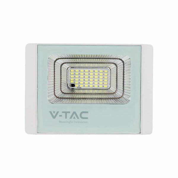 V-TAC 10407 Ηλιακός προβολέας LED 16W 6400K με λευκό σώμα - Image 11