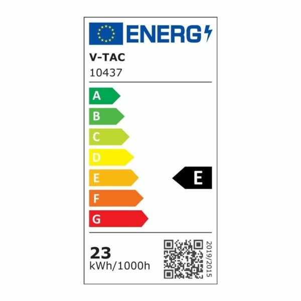 V-TAC 10437 Στεγανή Επιτοίχια Εξωτερική Απλίκα Γραμμική με Ενσωματωμένο LED 23W 4000K σε Μαύρο Χρώμα IP65 - Image 9