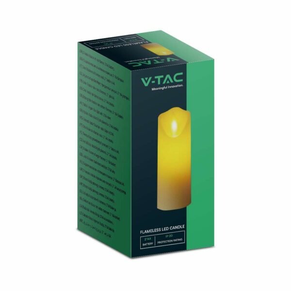 V-TAC 10574 Επιτραπέζιο Φωτιστικό LED 2700K σε Σχήμα Κεριού 150mm - Image 5