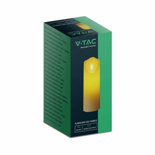 V-TAC 10576 Επιτραπέζιο Φωτιστικό LED 2700K σε Σχήμα Κεριού 200mm - Image 5