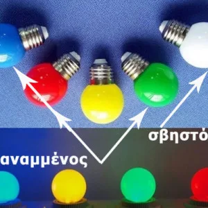 Λάμπα Led Διακοσμητική Ball 1W E27