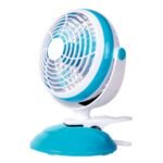 BRAND Ανεμιστήρας 15cm με Κλιπ και Επιτραπέζια Βάση με USB 