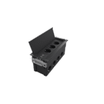 KOMPAKT 6xSHUKO SOCKET, BLACK