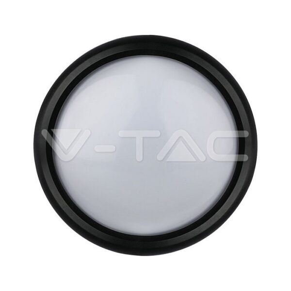 V-TAC 1349 Φωτιστικό Πλαφονιέρα 12W Στρογγυλό Μαύρο Θερμό Λευκό Φως - Image 10
