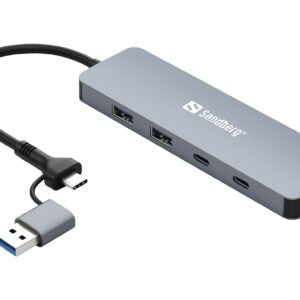Sandberg USB-C/A to 2xUSB-A+2xUSB-C Hub
