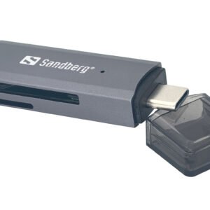 Sandberg USB-C SD+microSD Card Reader
