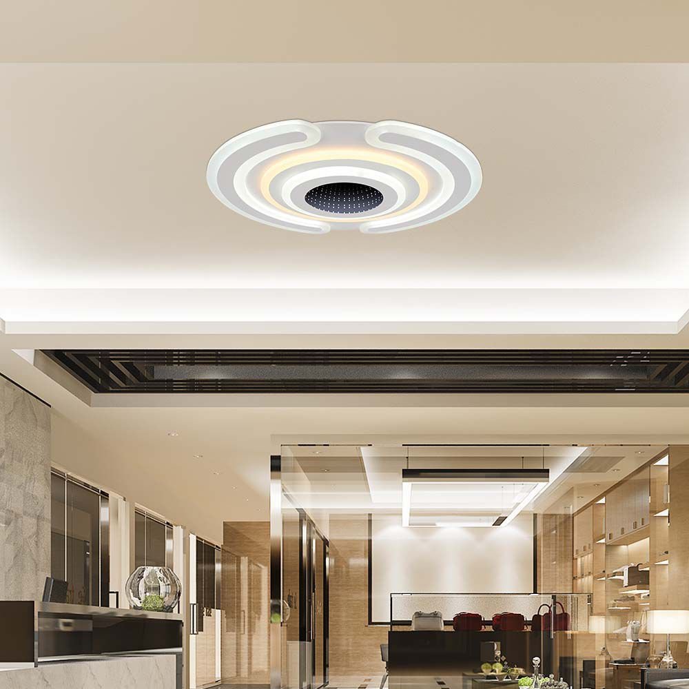 V-TAC 15358 Πλαφονιέρα Οροφής με Ενσωματωμένο LED 95W 3 σε 1 CCT με Λευκό Σώμα Dimmable και Τηλεχειριστήριο - Image 3