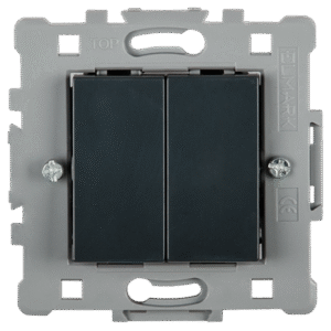 ΔΙΑΚΟΠΤΗΣ СХ.6 ΔΙΠΛΟΣ ΜΑΥΡΟΣ EL1611 SPLENDOR