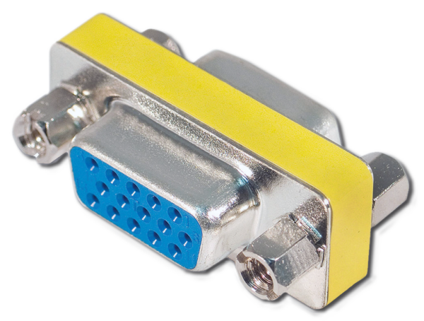 COUPLER-FF-VGA  Coupler (Mούφα) VGA θηλυκό σε VGA θηλυκό OEM 11.2.28