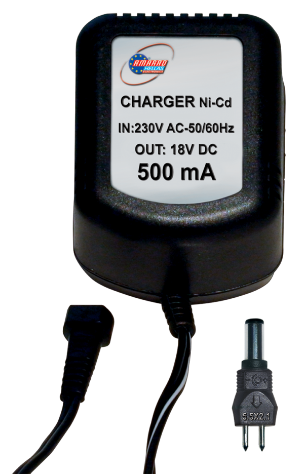 18V-500mA ΦΟΡΤΙΣΤΗΣ ΜΠΑΤΑΡΙΩΝ Ni-Cd  18V 500mA AMARAD 6.2.8