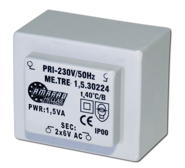 TRM-060-15-2 TRM ΠΑΚΤΩΜΕΝΟΣ ΜΕΤΑΣΧΗΜΑΤΙΣΤΗΣ 1.5VA OEM 18.14.12
