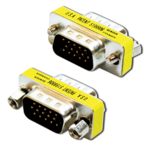 COUPLER-MM-VGA Coupler (μούφα) VGA αρσενικό σε VGA αρσενικό OEM 11.2.23