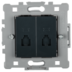 ΠΡΙΖΑ ΤΗΛΕΦΩΝΟΥ ΔΙΠΛΗ ΜΑΥΡΗ EL1632 SPLENDOR