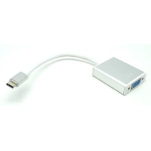 TYPE C TO VGA CABLE ADAPTOR-Adaptor από Type C αρσενικό σε VGA θηλυκό με καλώδιο OEM 11.2.29