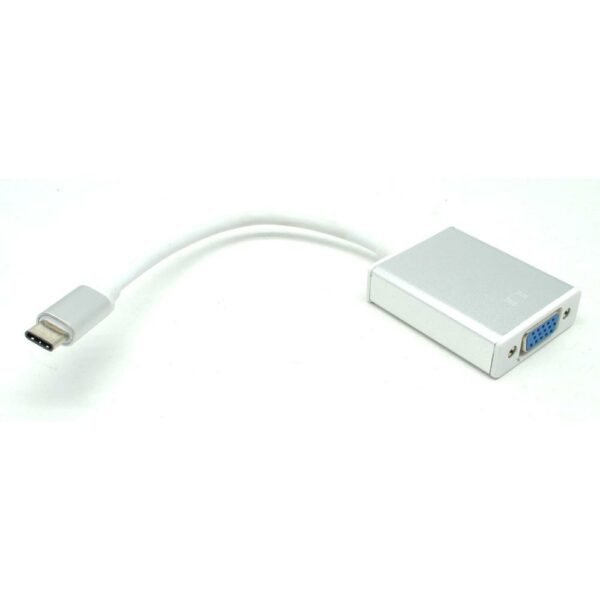 TYPE C TO VGA CABLE ADAPTOR-Adaptor από Type C αρσενικό σε VGA θηλυκό με καλώδιο OEM 11.2.29