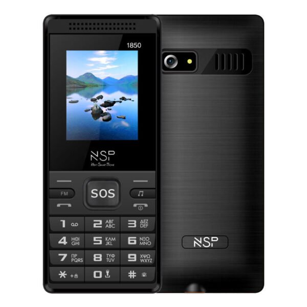 NSP 1850DS BLACK (Ελληνικό Μενού) Κινητό τηλέφωνο Dual SIM με Bluetooth