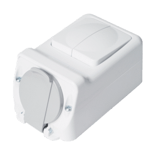 ΠΡΙΖΑ +  ΔΙΠΛΟΣ ΔΙΑΚΟΠΤΗΣ ΑΠΛΟΣ 16А 250V, IP44