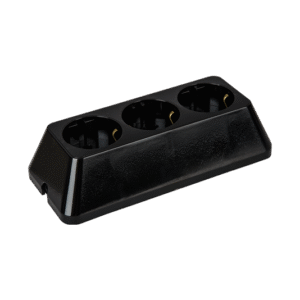 ΚΟΝΕΚΤΟΡΑΣ ΤΡΙΠΛΟΣ ΧΩΡΙΣ ΚΑΛΩΔΙΟ ΜΑΥΡΟΣ