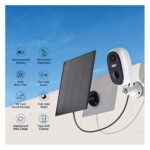 EL-Q047 TUYA Smart Solar Camera 1080P IP66 Λιθίου Elmark 195047