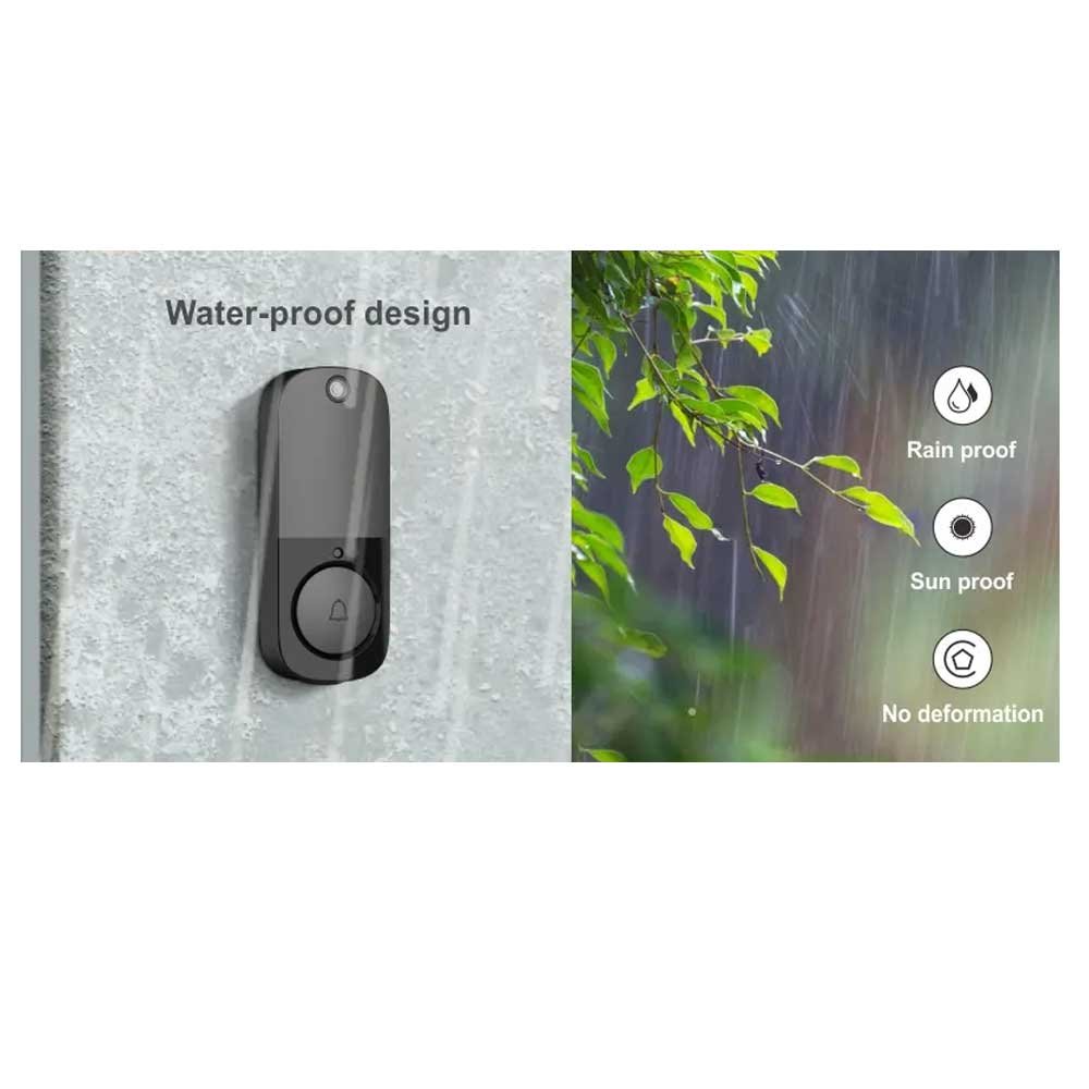 Smart EL-IP10 Ασύρματο Κουδούνι Πόρτας με Κάμερα TUYA Elmark 195082 - Image 2