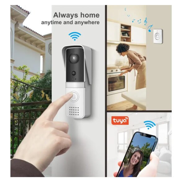 Smart Θυροτηλέφωνο Με Κουδούνι και Κάμερα TUYA VIDEO EL-IP11 195083 Elmark - Image 4