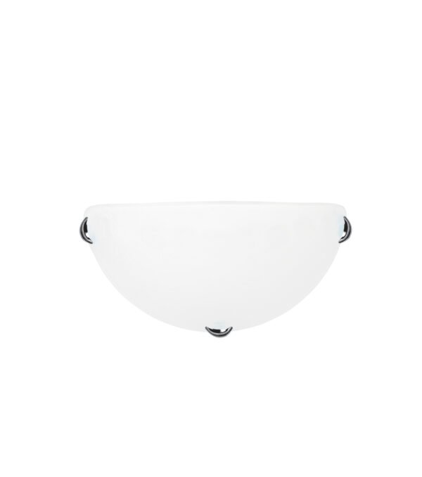Απλίκα Τοίχου Λευκή 1xE27 Ø25cm ATHENA OKTAY