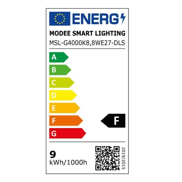Modee A60 8,8W Smart Milky E27 4000K 806 lms Daylight Sensor - Image 2