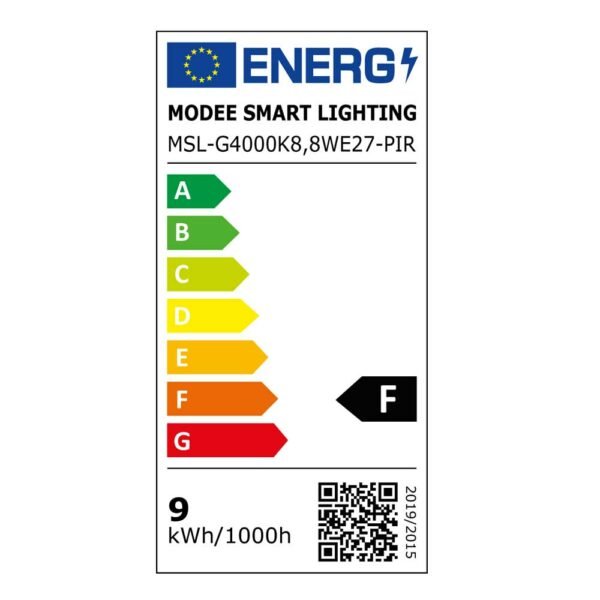 Modee A60 8,8W Smart Milky E27 4000K 806 lms με Ανιχνευτή Κίνησης - Image 2