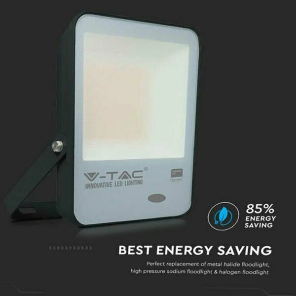 30W LED θερμό λευκό 3000K Προβολέας με αισθητήρα φωτός μαύρο σώμα 100lm/W 20169 V-TAC - Image 4