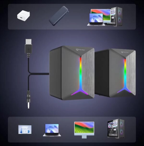 Meetion SP2011 Ηχείο (3.5mm + USB) - Image 4